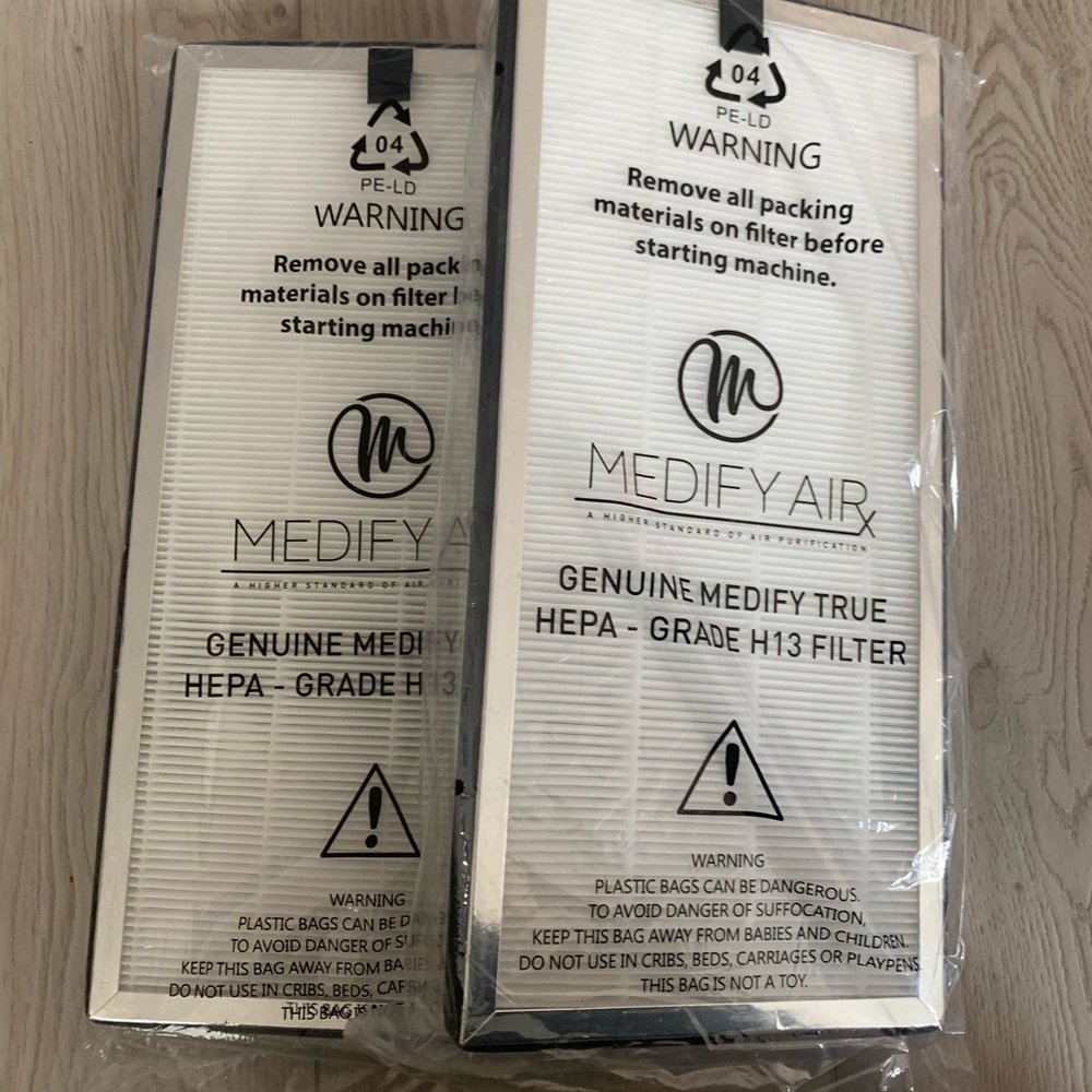 2 Pk Medify Air MA-40 Genuine Replacement Filter | for Allergens, Wildfire Smoke